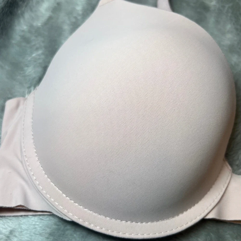 Tahari Womens Size 36C Beige Demi Cup Bra Adjustable‎ Straps Comfort Everyday